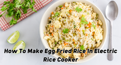How To Make Egg Fried Rice In Electric Rice Cooker